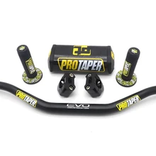 1 1/" Жир Бар 28 мм руль+ ручки+ Зажимы Бар+ коврик для барной стойки Мотоцикл MX мотокросса яма Байк для KTM EXC CRF YZF250 KLX rmz