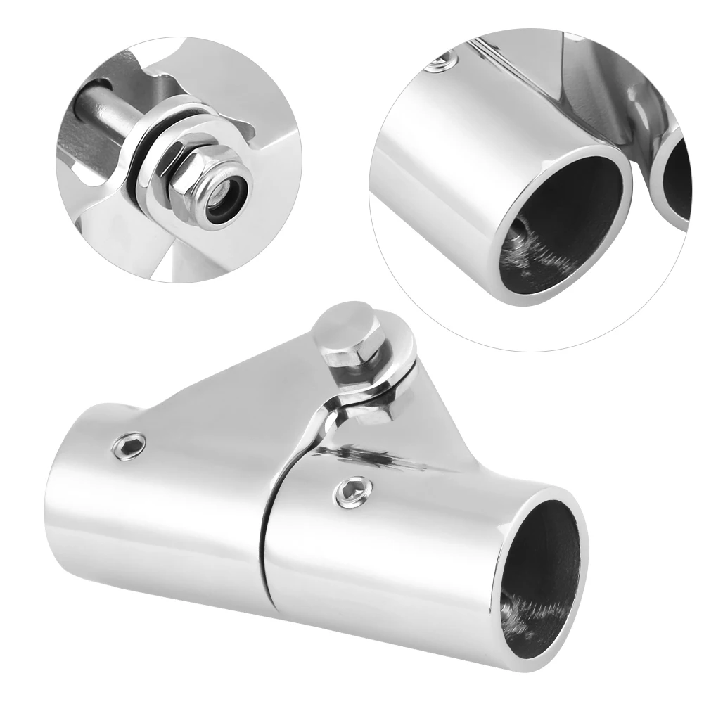Stainless Steel Folding Swivel Connector Boat Rail Tube Pipe Fittings for Marine Yacht | Автомобили и мотоциклы