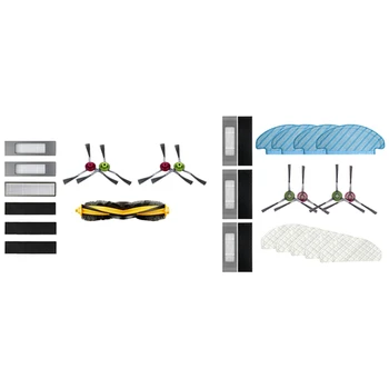 

Filter Roller Brush Set for Ecovacs Deebot Ozmo 920 950 & Side Brush Filters Mop Cloth for Ecovacs Deebot OZMO T8