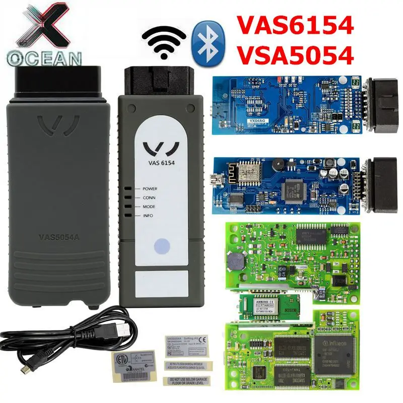 

VAS6154 WIFI Version ODIS V5.1.5 Full Chip OKI VAS 6154 5.1.5 Diagnostic Scanner Tool Update VAS54054A VAS 5054 UDS/CAN