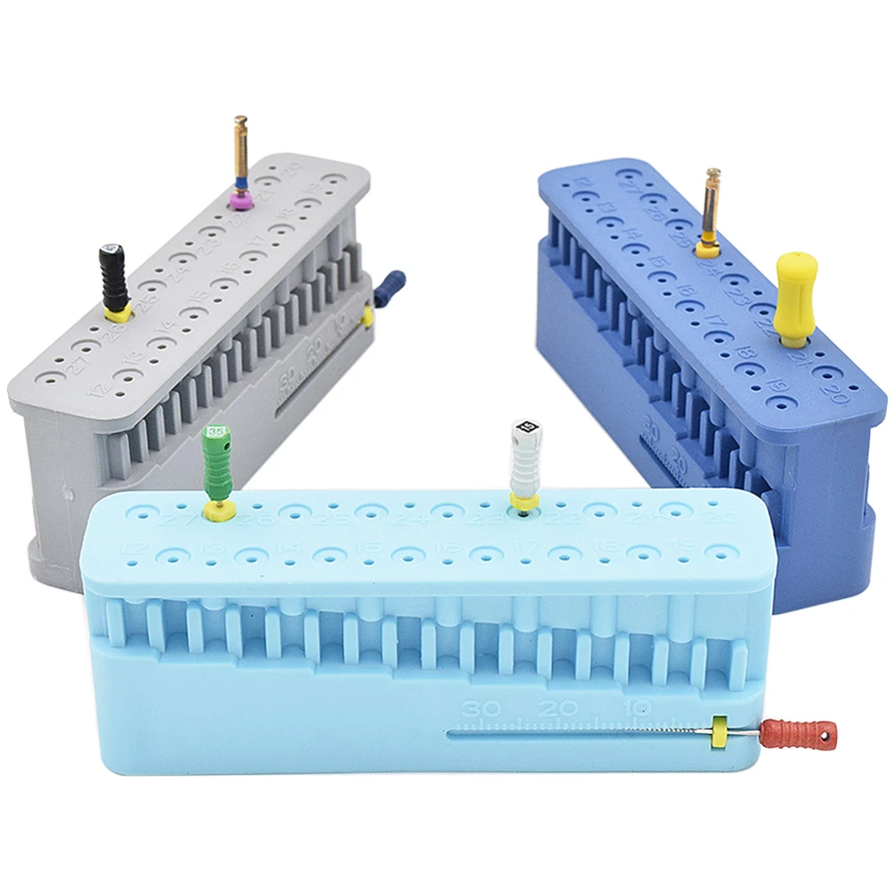 DentalEndoFilesMeasuringBlockWithRulerEndodonticInstrument