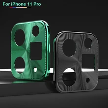 Защитная пленка для объектива камеры для iPhone 11 Pro Max, стеклянная металлическая настоящая Защитная крышка для камеры для iPhone11 Pro Max, стеклянная крышка