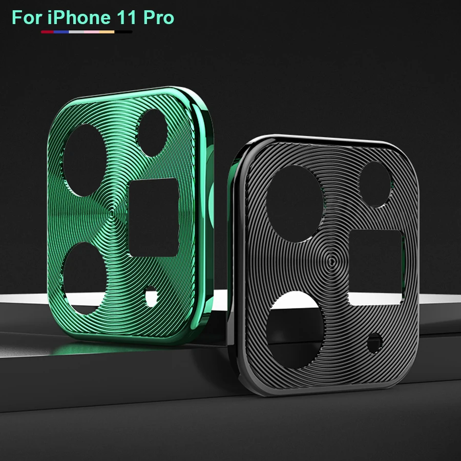 Защитная пленка для объектива камеры iPhone 11 Pro Max стеклянная металлическая