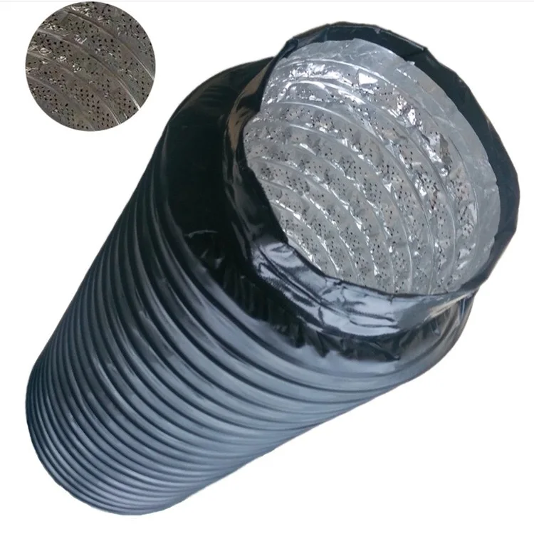 4/ 6 palce 3.3FT hluk reduktoru výfukový hrnec pro inline duct fanflex vzduch aluminium fleret ducting sušička odvětrávací komín hadicové ventilace