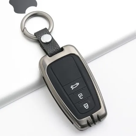 B-gun Сплав цинка+ силиконовый для ключа автомобиля защитный чехол полное покрытие для Toyota C-hr Land Cruiser 200 Avensis Auris Corolla машина стильная - Название цвета: B-gun