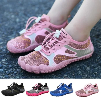 

Unisex Breathable Aqua Shoes Rubber Upstream Shoes Quick-drying Children Water Shoes Comfortable Non-slip Beach Sandals Size 38