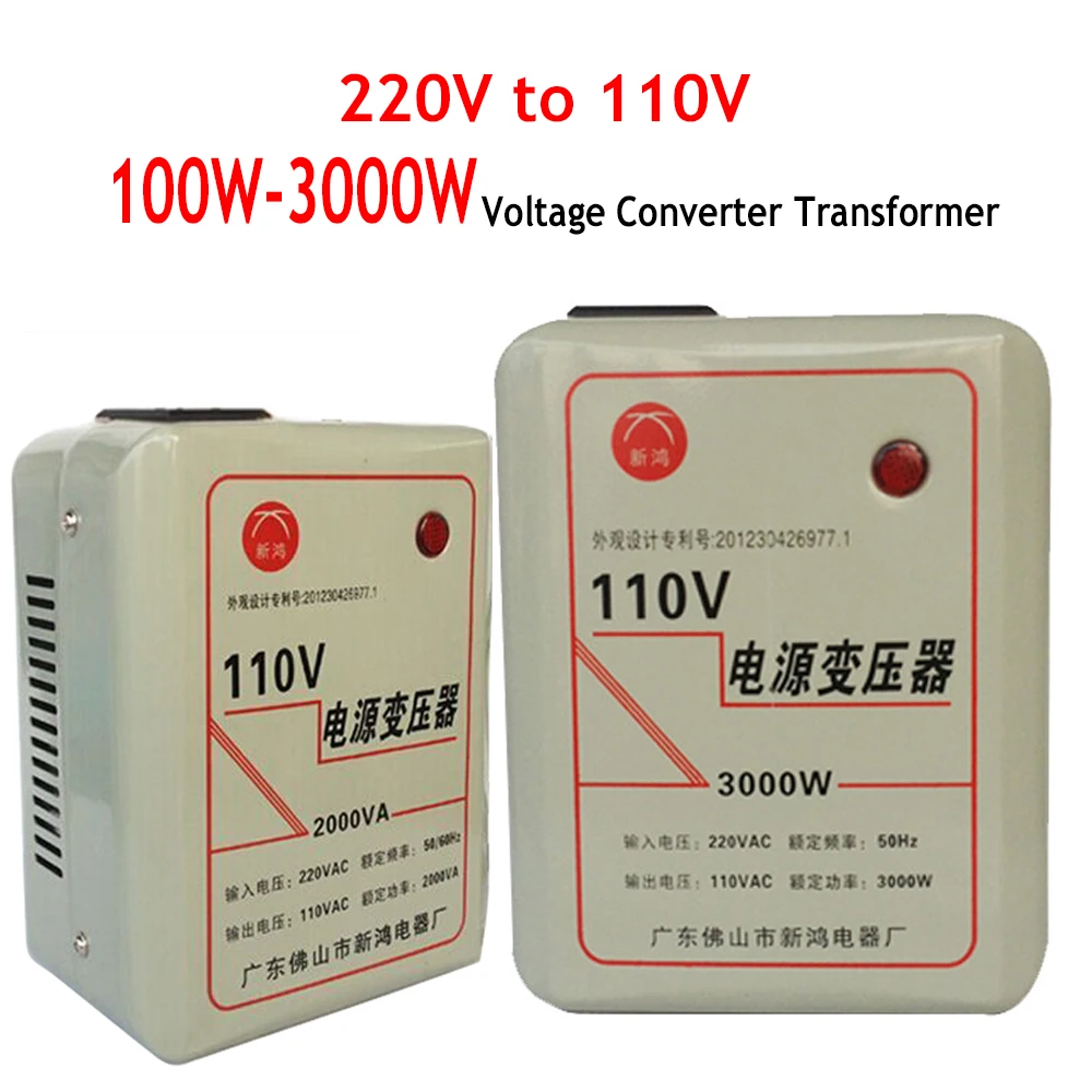 3000W 220V to 110V//120V step-Down Voltage Converter Power Adapter Transformer