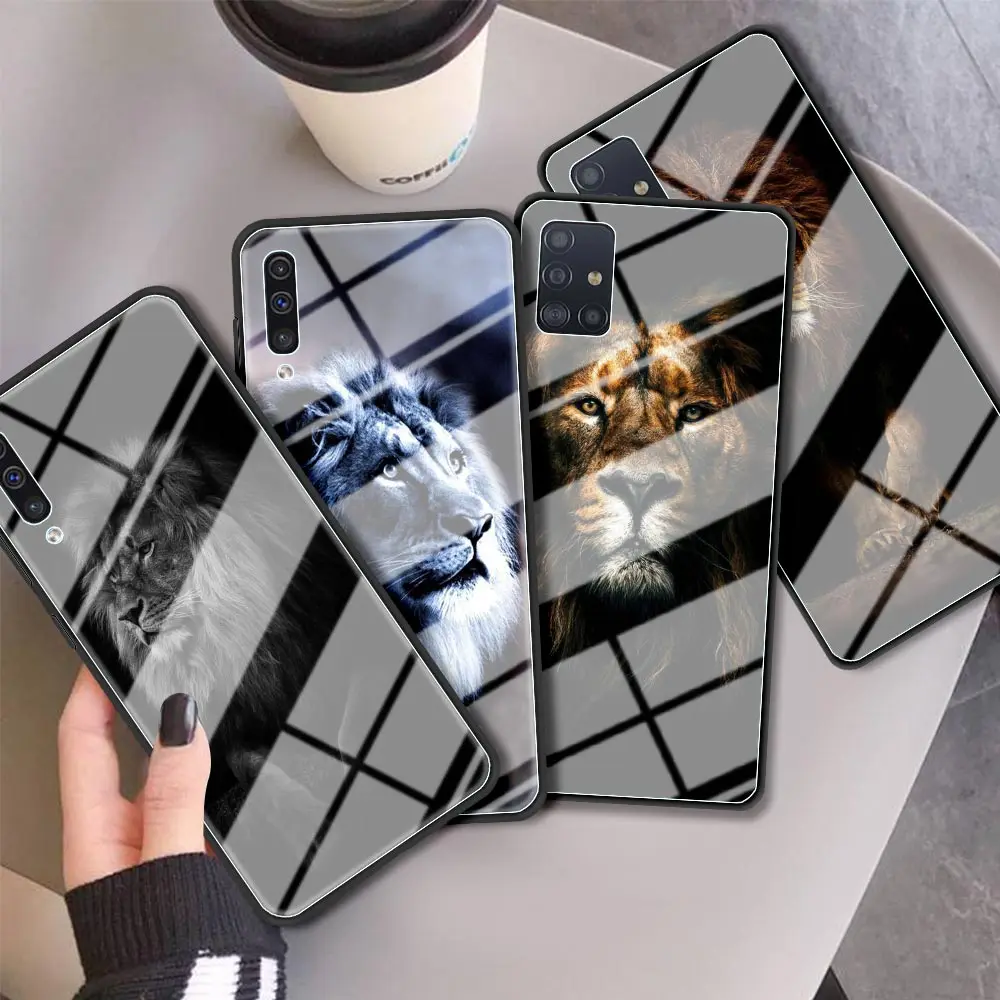 Стеклянный чехол для Samsung Galaxy A51 A50 A71 M31 A70 A10 A40 A30 A31 M51 | Мобильные телефоны и