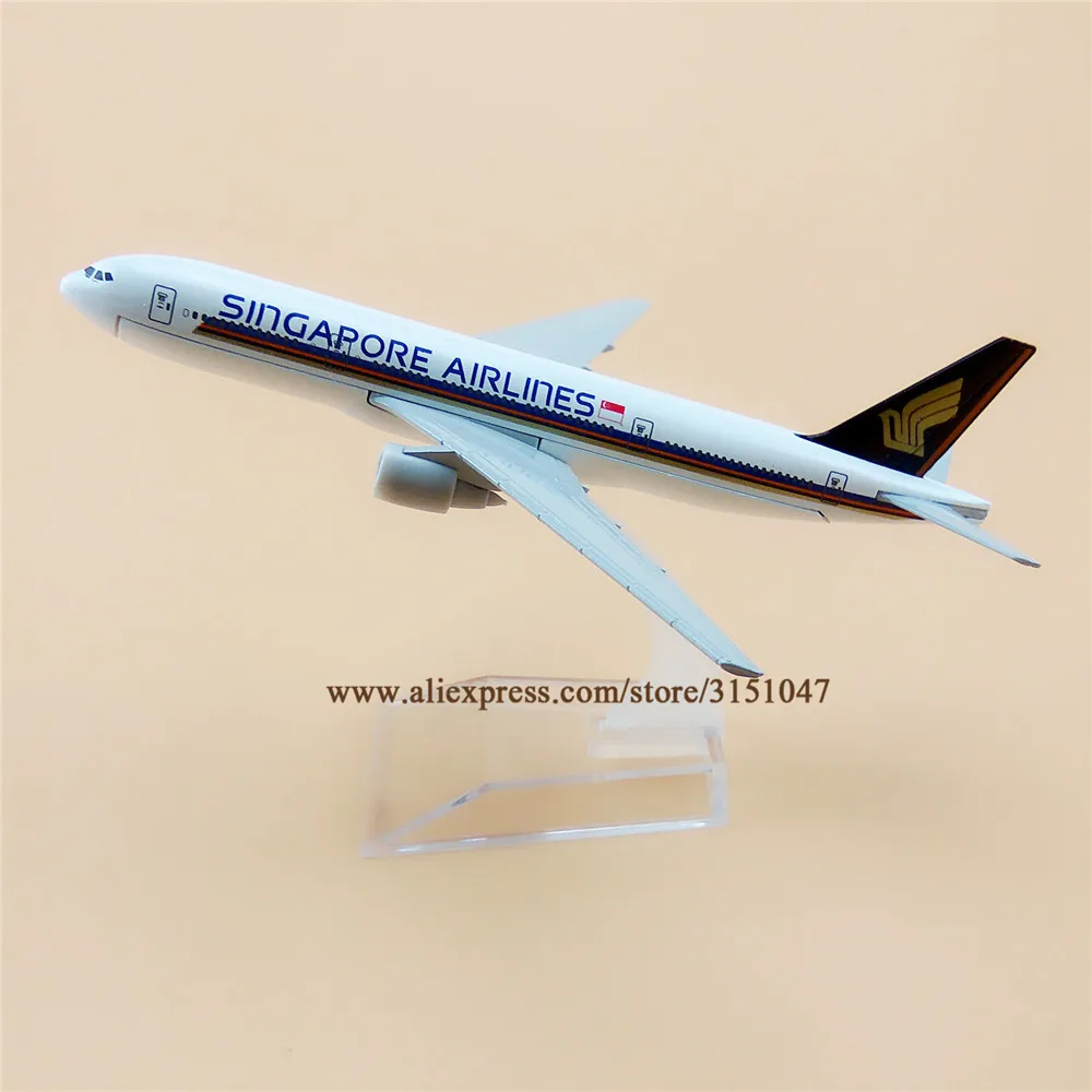 16 см авиакомпании Singapore Airlines B777 авиакомпания Боинг 777 металлический телефон