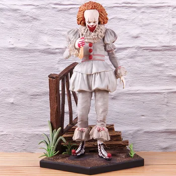 

Pennywise PVC Collectible Action Figure The Clown Model Toy Horrible Movie Stephen King's It Statue 21cm
