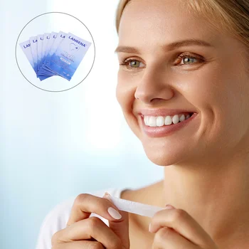 

7 Pairs of Practical Teeth Strips Teeth Whitening Strips for Home Travel