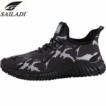

Sailadi Hot Sale Men Women Running Shoes Black red Breathable Sports Shoes Outdoor Training Jogging Shoes Sneakers S2303