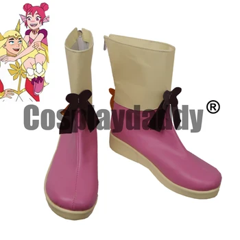 

She-Ra and the Princesses of Power Season Four Etheria Double Trouble Forest elf Flutterina Ver. Cospay Shoes Boots S008