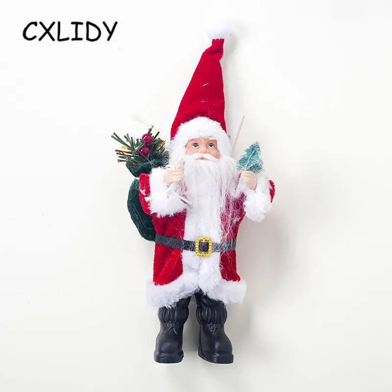 Santa Claus Doll Mini Santa Claus Doll Creative Cloth Home Decoration Ornaments Christmas Party Supplies Christmas Gifts qq177 (7)