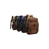 Mens Large Vintage Canvas Backpack for Men Canvas Bookpack Fits Most 15.6 Inches laptop School Laptop Bag Hiking Travel Rucksack 6