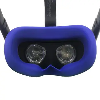 

Silicone Eye Mask Cover Unisex Soft Anti-sweat Anti-leakage Light Blocking Face Eyes Pad For Oculus Quest VR Glasses