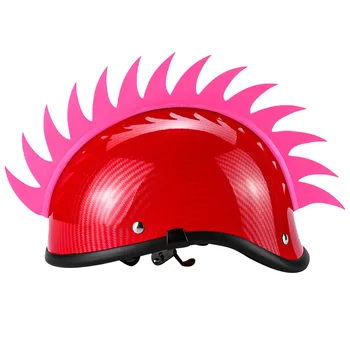 

Spikes For Bicycle Racing Jagged Blade Trim Motorcycle Sticker Reusable Decals Helmet Mohawk Strip Decorative Silicone Universal