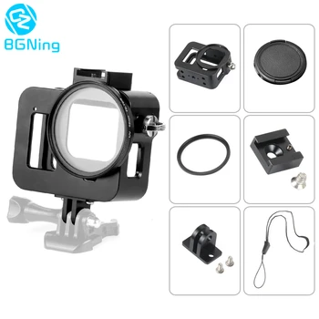 

BGNing Aluminum Protection Frame Camera Cage for GoPro Hero 8 Black with 52mm UV Lens Filter Protector Cover Housing Case Mount