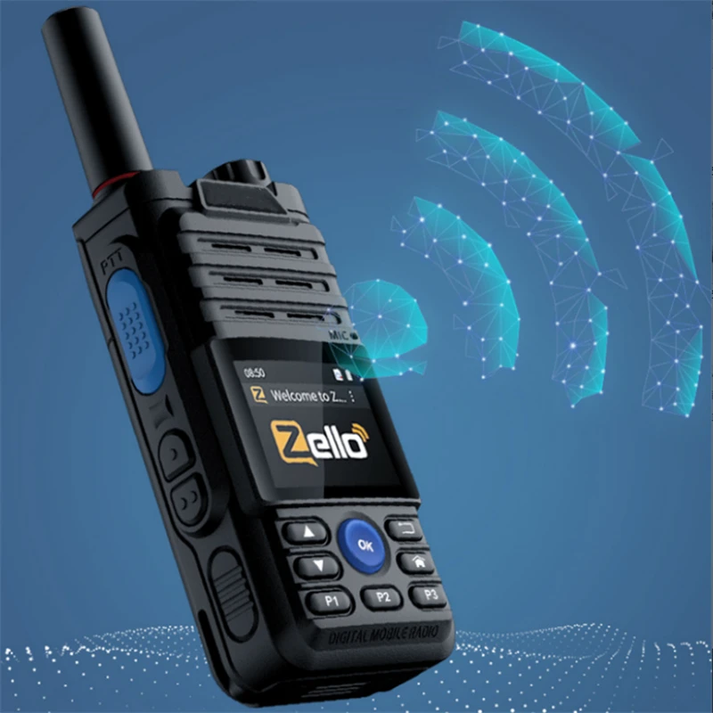Бесплатная гарнитура Zello Walkie Talkie 4G большой радиус действия Любительская