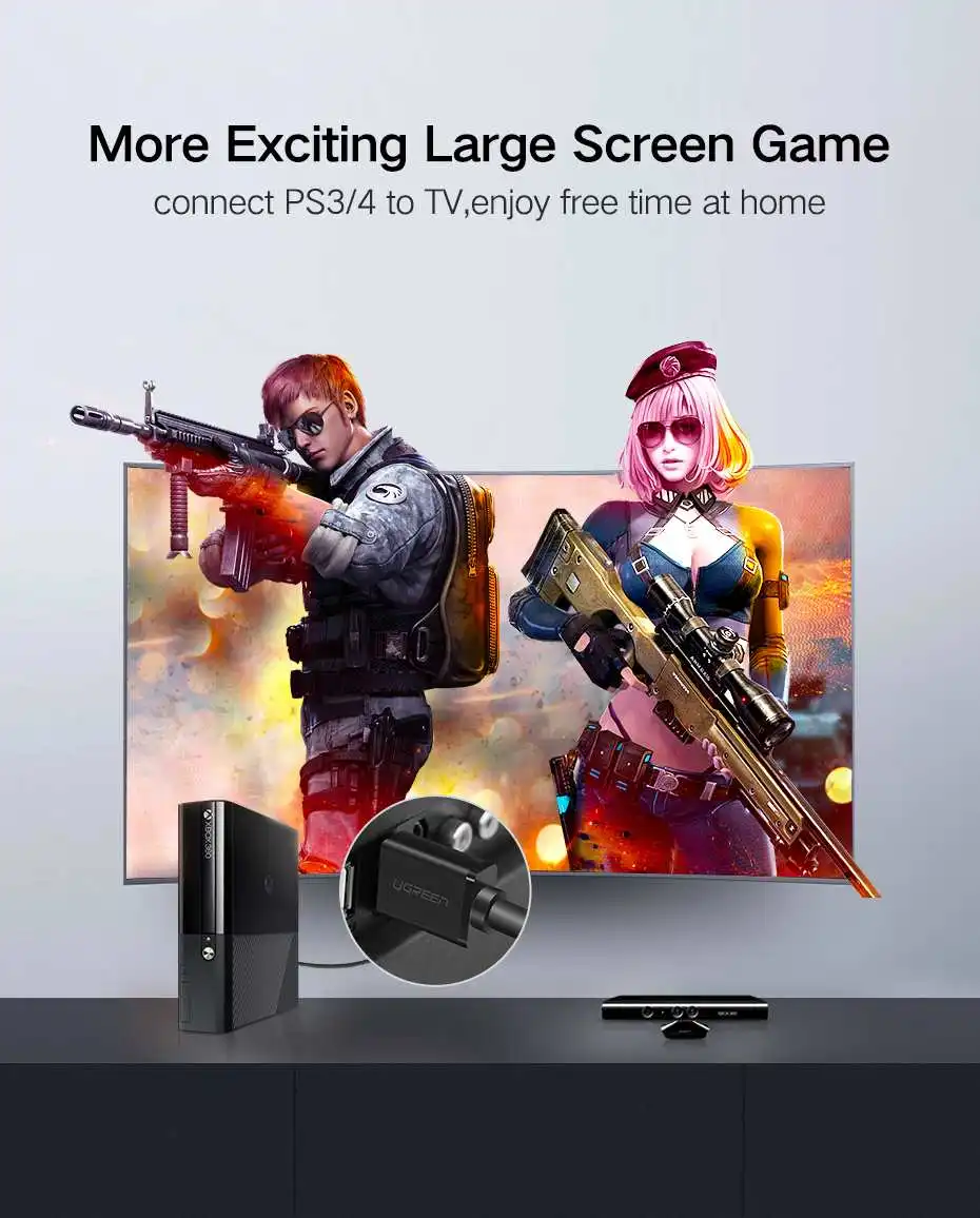 HDMI кабель 4K 60Hz 1080P HD аудио видео кабель 3D 18 Гбит/с высокой четкости Мультимедийный адаптер для ПК ТВ
