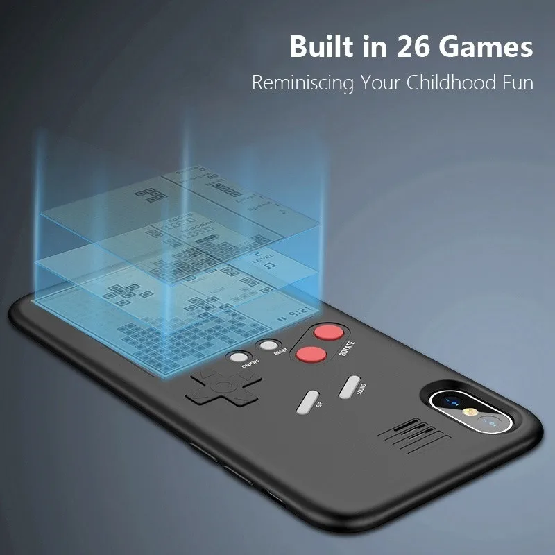 Игровой чехол Gameboy для iPhone 12 11 Pro Max 7 8 6 + XS XR X SE 2 мини Чехол ретро чехлы телефонов