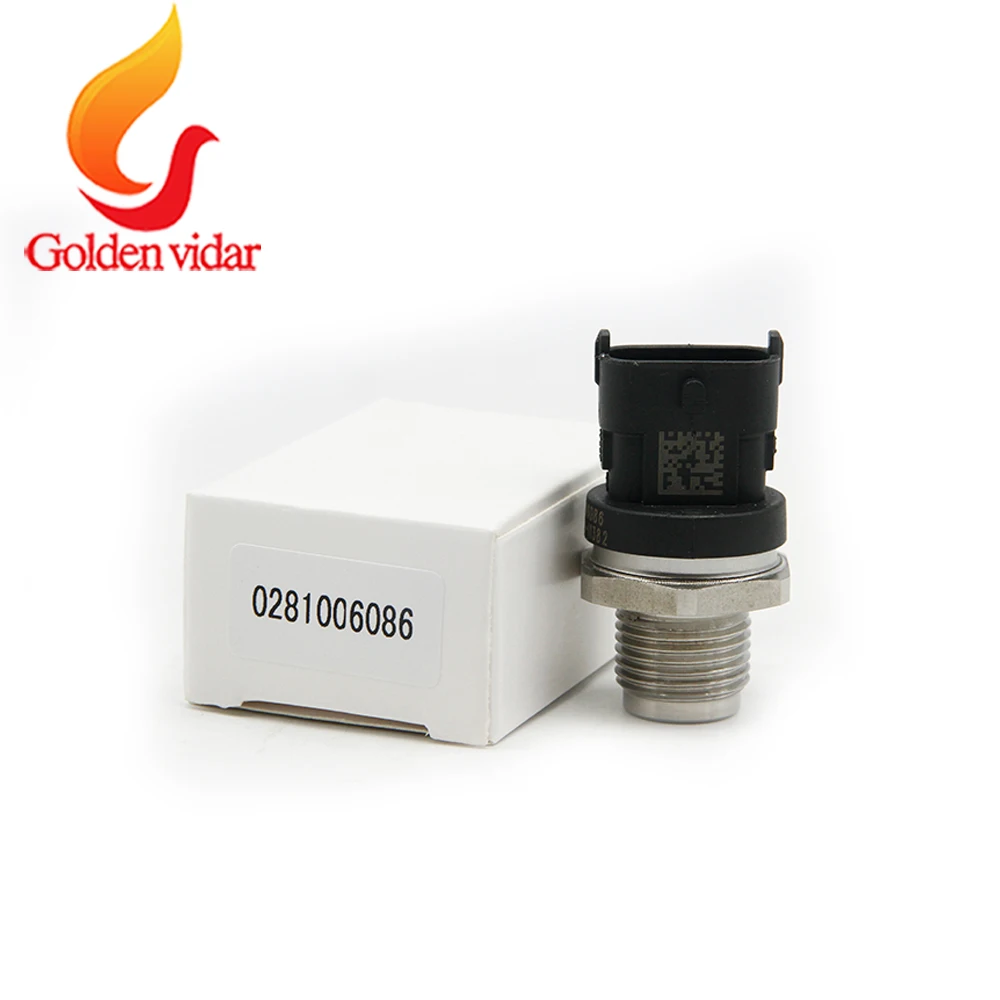 5 шт./лот 0281006086 датчик давления Common rail для Bosch, датчик давления топливной рейки 0281006086