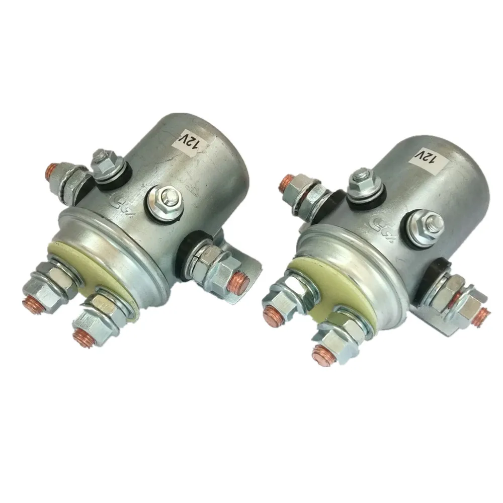 Электромагнитный релейный переключатель для промышленной тележки 2 шт. 12 В мотор