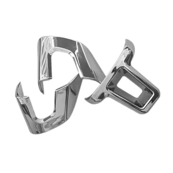 

3x ABS Chrome Steering Wheel Trim Set For Golf 6 Polo Bora 2011 2012 Sagit