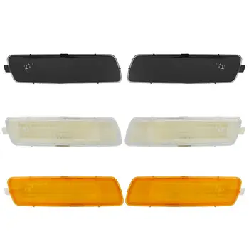 

Front Bumper Side Marker Lights Lamps No Bulbs for VW Golf Mk6 GTI 2009-2013 Red White and Black Multicolor 16x5x4cm