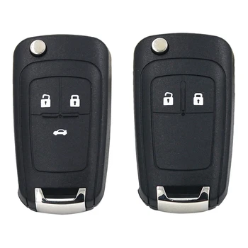 

2x 3 Buttons/2 Buttons 434MHz with ID46 Chip Car Remote Control Key Fob for Chevrolet Aveo Cruze Orlando HU100 Blade