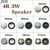 JCD Speaker Horn 3W 4R Diameter 36mm 40mm 45mm 52mm 78mm 77mm  40CM Mini Amplifier Rubber Gasket Loudspeaker Trumpet ► Photo 1/6