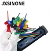 JXSINONE P1512D Mini Grabber SMD IC Clip de gancho de prueba Jersey sonda Kit de Cable de prueba de silicona suave Cable Dupont para analizador lógico ► Foto 3/6