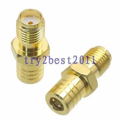 DHL/EMS 100 комплектов* 1pce разъем адаптера SMA jack pin to SMB jack pin RF коаксиальный Прямой-C1