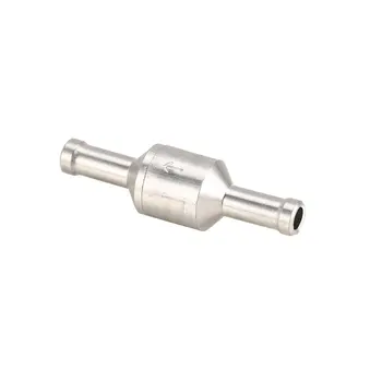 

1Pc Aluminium Check Valve 12mm Fuel Non- Return Inline Check Valve Vacuum Hose One Way For Automobile Vehicle Carburettor