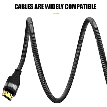 

8K HDMI Cable 1M/2M/3M High Speed 48Gbps 8K @ 60Hz 3D for Projector Laptop Computer NK-Shopping