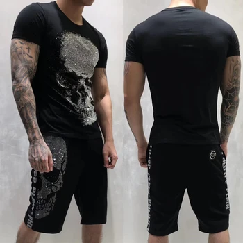 

PPFRIEND T shirt Men Casual Fashion Printed tshirt for Male 100% Cotton Tops Mens Hip Hop Harajuku Casual Tee Shirts Tops