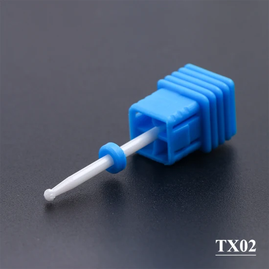 TX02 STZ 16 Тип фрезы керамические для электрического станка роторные заусенцы маникюрные сверла пилочки для ногтей Удаление аксессуаров TX01-14 - Цвет: TX02