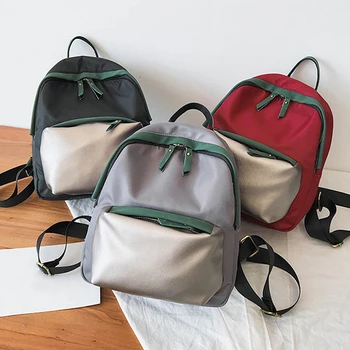 

Casual Travel Backpack Solid Color Waterproof Women Small Backpack For Girls Teenage Mochila Feminina