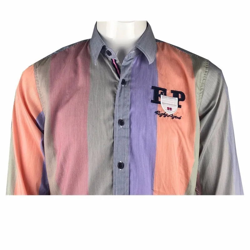 Eden Park Мужская рубашка Новая мода Chemise Homme одежда мужские рубашки с длинным рукавом полосатые повседневные мужские рубашки