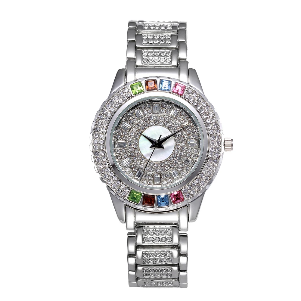 

Women Watches Luxury Watch Women Hot Fashion Womens Diamonds Wristwatch Female ICED OUT Bling Crystal Reloj Mujer Drop Shipping