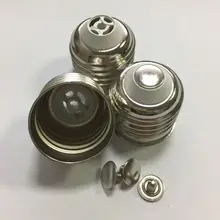 Высокая-конец E27 держатель лампы качество железные с никелевым покрытием покрытие PBT сварочного тока E27 патрон освещение аксессуары, запасные части