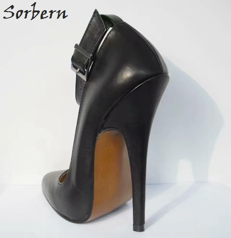 Sorbern mary janes/женские туфли-лодочки; туфли на высоком каблуке; туфли на шпильке; офисные женские модельные туфли; женские туфли на каблуке; ; черные туфли-лодочки; Размер 12