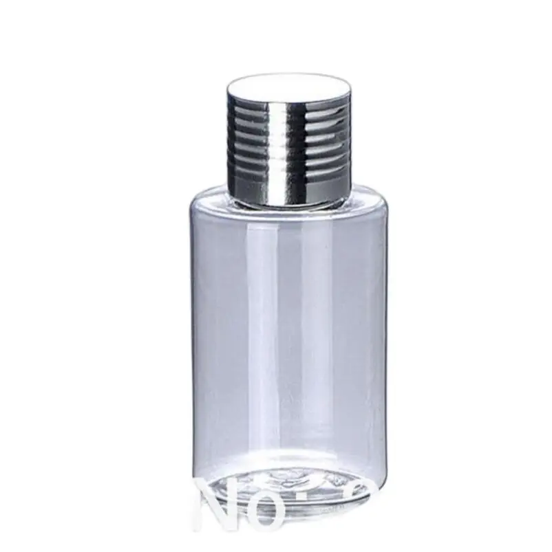 

30ml PET flat shape transparent lotion bottle or toilet water botter bottle