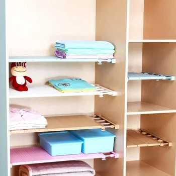 

Heavy Duty Metal Shelf Organizer,Expandable Closet Shelf & Rod,Space Saver Tension Racks, 4 Colors & 3 Sizes to Choose
