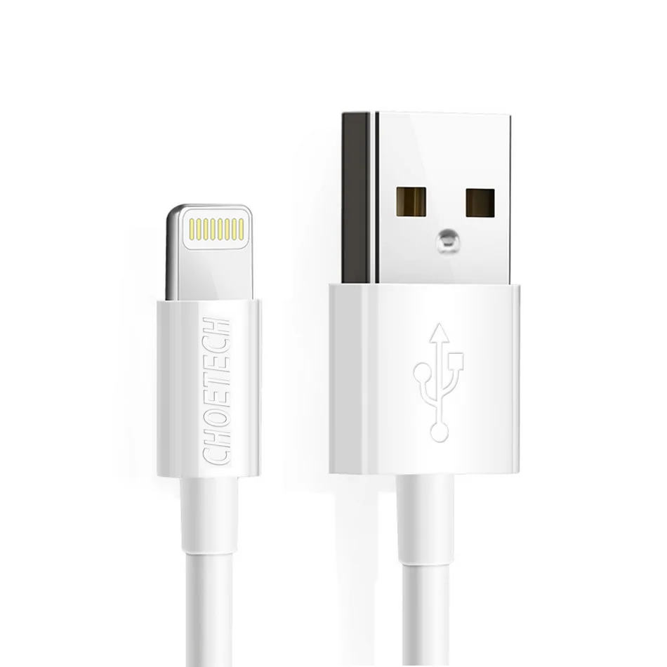 CHOETECH 2.4A MFi, кабель USB для iPhone 11 Pro Max, быстрая зарядка, USB кабель для зарядки и передачи данных для iPhone X XR 8 7 6 XS Plus Max
