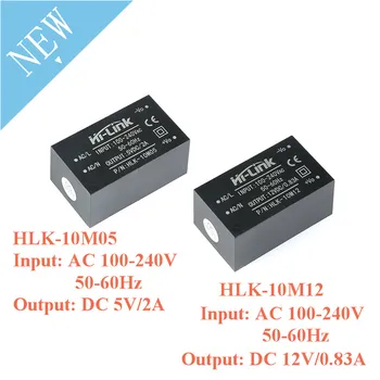 

AC-DC Mini Isolation Switch Power Supply Module 220V to 5V/12V HLK-10M05 HLK-10M12 For Smart Home Switch Power Module HLK 10M