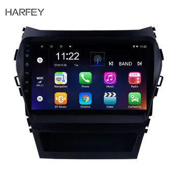 

Harfey Car 2Din Android 10.0 Auto GPS 9" Radio for Hyundai IX45 SantaFe 2013 2014 2015 2016 2017 Multimedia Player Head Unit