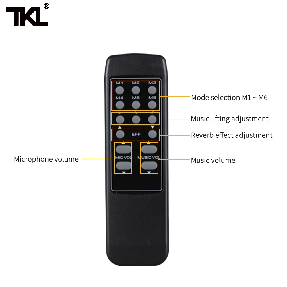 TKL X5 전문 디지털 효과 프로세서 USB/내장 소프트웨어 제어 오디오 프로세서