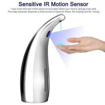 

300ML Automatic Hand Soap Dispenser with IR Sensor Non-Contact Kitchen Lotion for Home Bathroom Use
