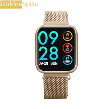 

P80 Smart Watch Full Touch Bluetooth Heart Rate Blood Pressure Monitor More Sports Modes Fitness Tracker For Android IOS PK NY07